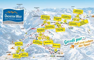 die Gaudi Skipisten der Skiregion Dachstein West